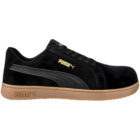 Puma Safety Iconic Black Composite Toe Work Shoes – Gum image view 1