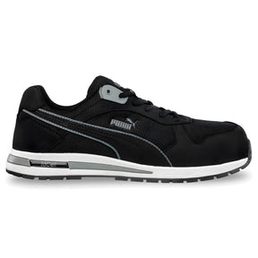 Puma Safety Frontside Black Composite Toe Work Shoes – Grey image view 1