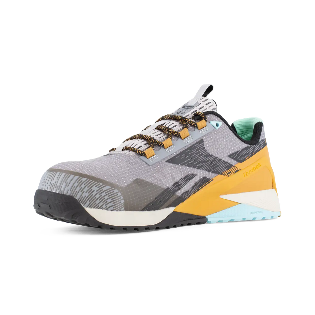 Reebok Nano X1 Adventure Work Athletic Composite Toe Silver, Grey, Clay, and Black RB348 inside view