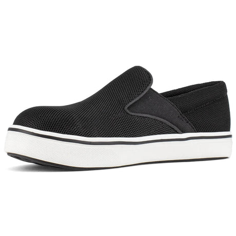 Reebok Women's Comfortie Slip On Comp toe Black RB725 inside view