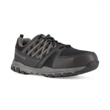 Reebok Women's Sublite Steel Toe Shoe Black with Grey RB416 details