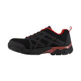 Reebok Work-Beamer Athletic Composite Toe Black,Red-Steel Toes-5