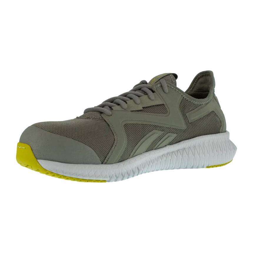 Reebok Work-Flexagon 3.0 Work Athletic Composite Toe Lime and Gray-Steel Toes-3