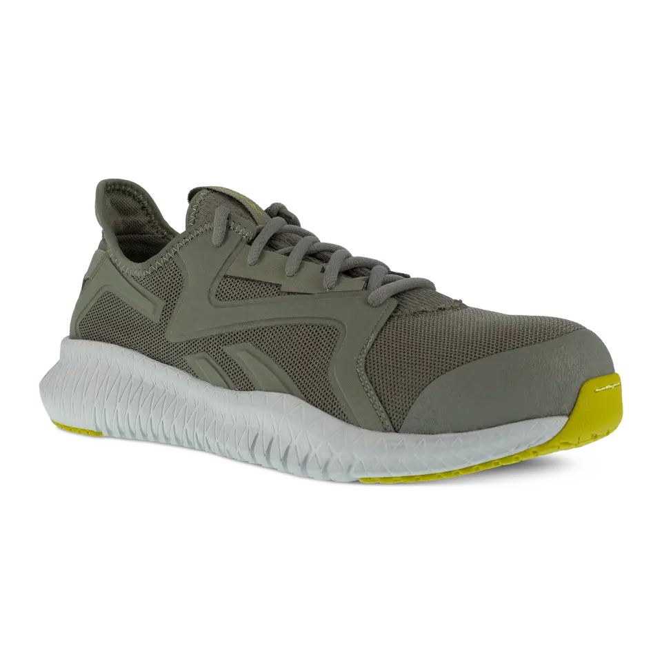 Reebok Work-Flexagon 3.0 Work Athletic Composite Toe Lime and Gray-Steel Toes-5