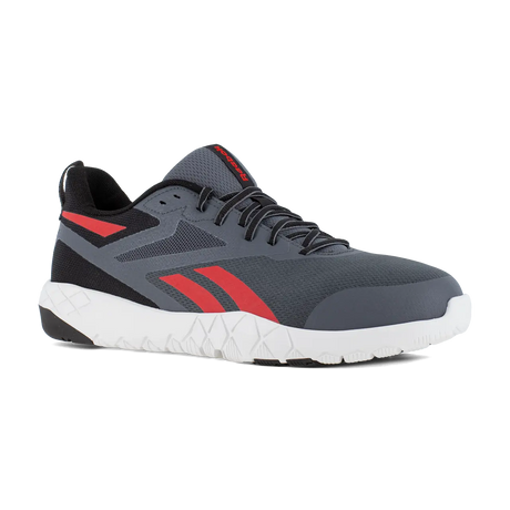 Reebok Work-Flexagon Force Xl Work Athletic Composite Toe Gray, Red-Steel Toes-2