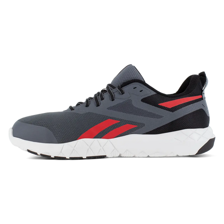 Reebok Work-Flexagon Force Xl Work Athletic Composite Toe Gray, Red-Steel Toes-3