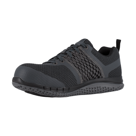 Reebok Work-Print Work Ultk Athletic Composite Toe Black and Coal Gray-Steel Toes-2
