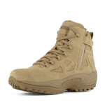 Reebok Work-Rapid Response Rb Military 6 In Soft Toe Desert Tan Side Zip-Steel Toes-2