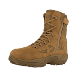 Reebok Work-Rapid Response Rb Military Coyote 8" Stealth Composite Toe Boot With Side Zipper-Steel Toes-4