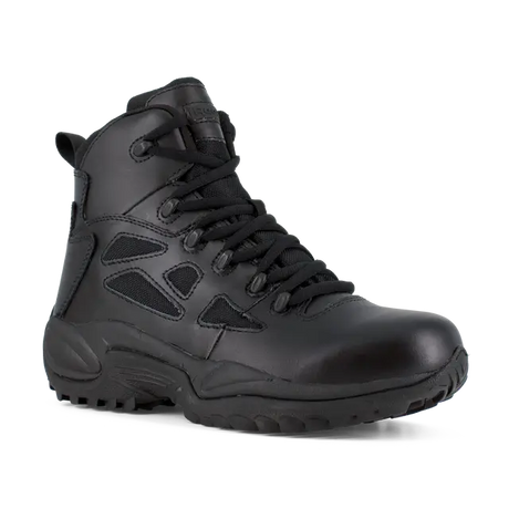 Reebok Work-Rapid Response Rb Tactical Black 6" Stealth Soft Toe Boot with Side Zipper-Steel Toes-2