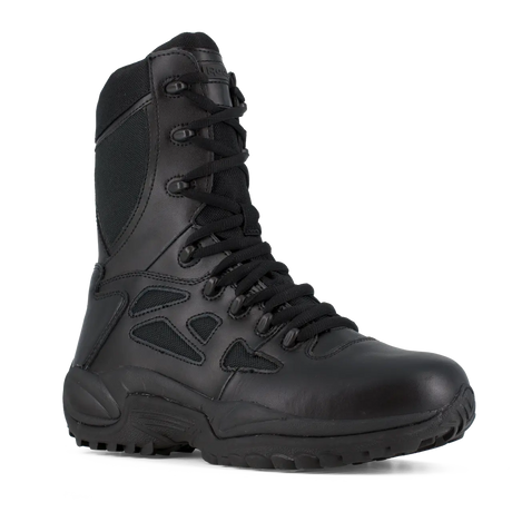 Reebok Work-Rapid Response Rb Tactical Black 8" Stealth Soft Toe Boot With Side Zipper-Steel Toes-3