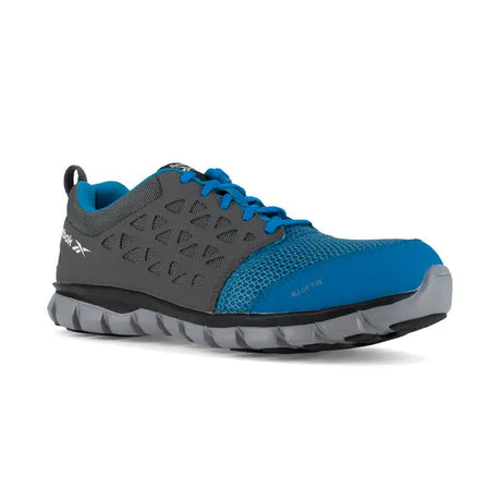 Reebok Work-Sublite Cushion Work Athletic Alloy Toe Blue and Grey-Steel Toes-2