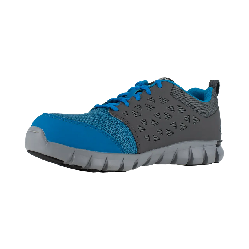 Reebok Work-Sublite Cushion Work Athletic Alloy Toe Blue and Grey-Steel Toes-5