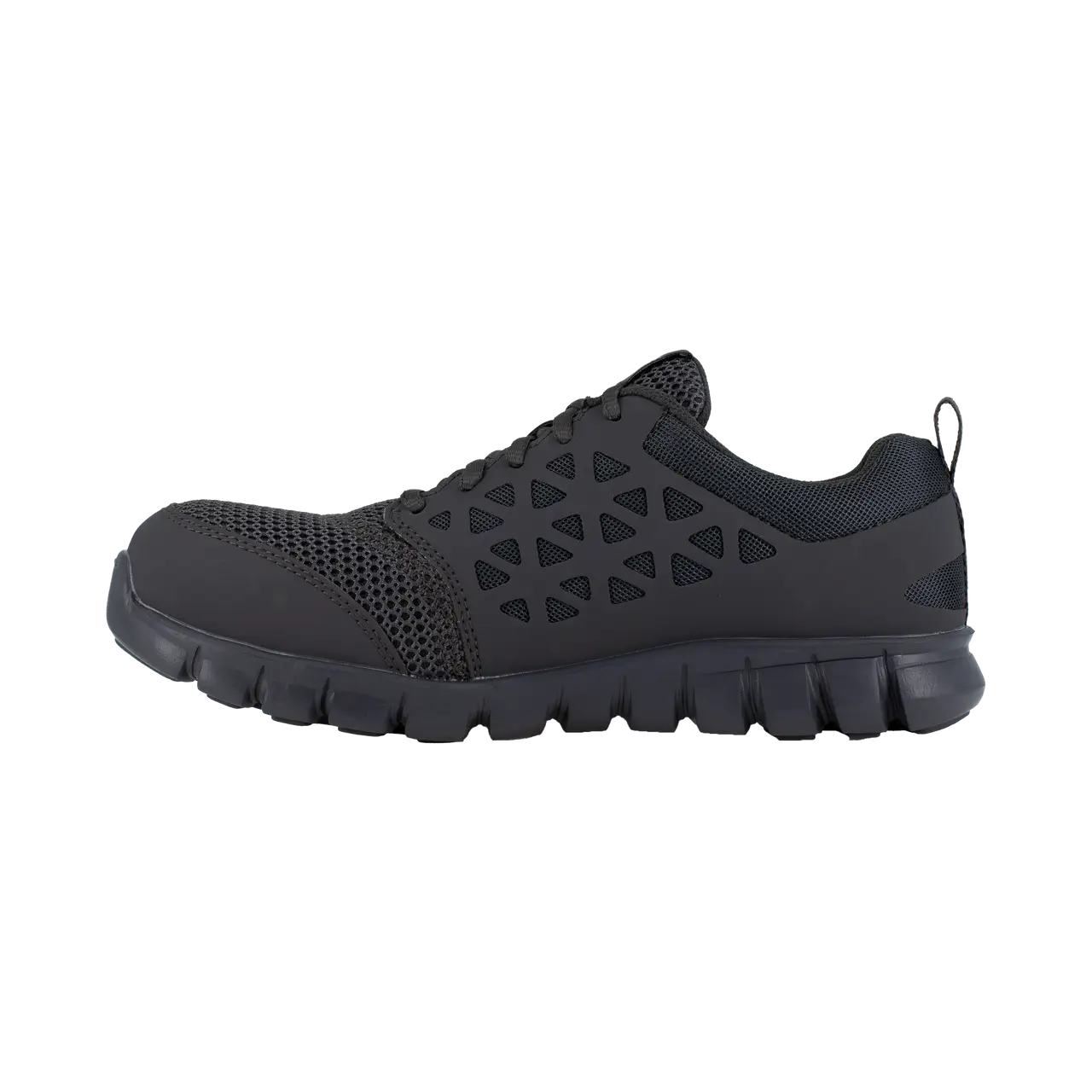 Reebok Work-Sublite Cushion Work Athletic Composite Toe Microfiber/Mesh Black-Steel Toes-5