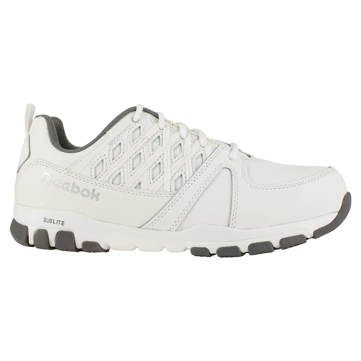 Reebok Work-Sublite Work Athletic Steel Toe White-Steel Toes-1