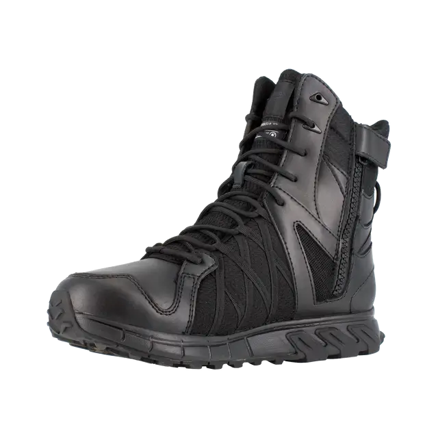 Reebok Work-Trailgrip Tactical 8in Insulated Boot with Side Zipper Black Waterproof-Steel Toes-5