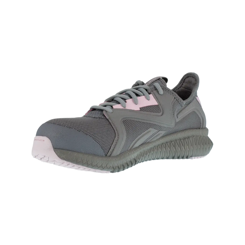 Reebok Work-Women's Flexagon 3.0 Work Athletic Composite Toe Grey and Pink-Steel Toes-3