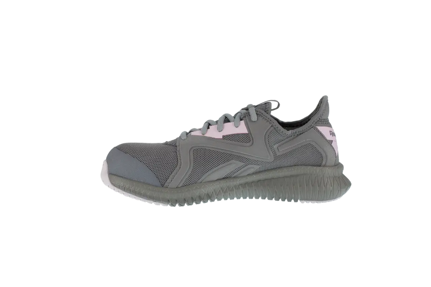 Reebok Work-Women's Flexagon 3.0 Work Athletic Composite Toe Grey and Pink-Steel Toes-5