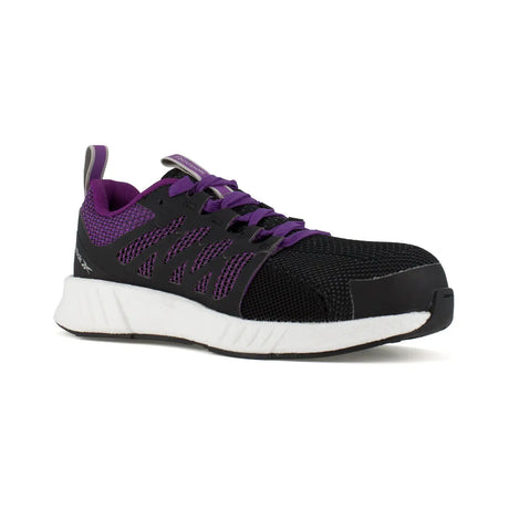 Reebok Work-Women's Fusion Flexweave™ Work Athletic Composite Toe Black and Purple-Steel Toes-2