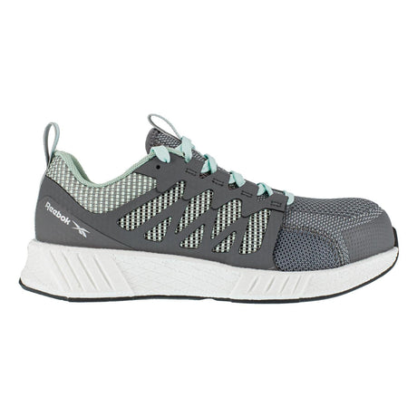 Reebok Work-Women's Fusion Flexweave™ Work Athletic Composite Toe Grey and Mint Green-Steel Toes-1