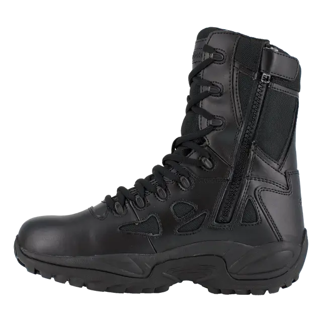 Reebok Work-Women's Rapid Response Rb Military Soft Toe Black WP-Steel Toes-5