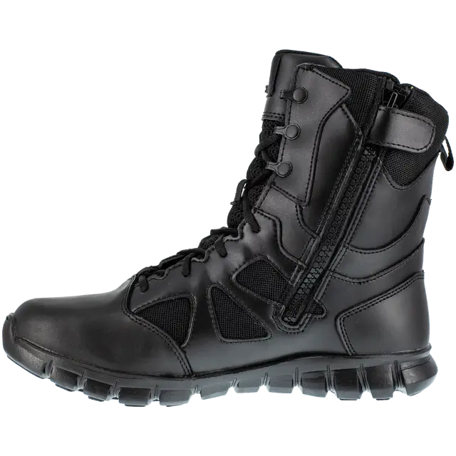 Reebok Work-Women's Sublite Cushion Tactical Tactical Soft Toe Boot Black-Steel Toes-4