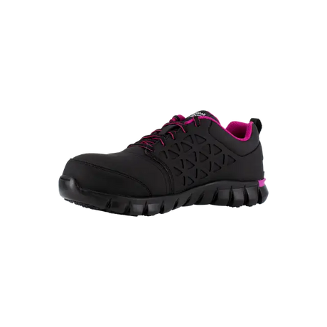 Reebok Work-Women's Sublite Cushion Work Athletic Composite Toe Black/Pink-Steel Toes-4