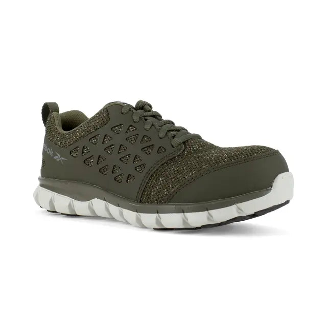 Reebok Work-Women's Sublite Cushion Work Athletic Composite Toe Olive Green-Steel Toes-4
