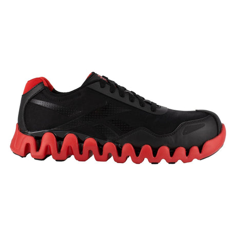 Reebok Work-Zig Pulse Work Athletic Composite Toe Black,Red-Steel Toes-1