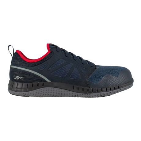Reebok Work-Zprint Work Athletic Steel Toe Navy and Gray with Red Trim-Steel Toes-1