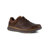 Rockport Works Primetime Casuals Steel-Toe Oxford Work Shoe Brown RK5700 Lateral Image