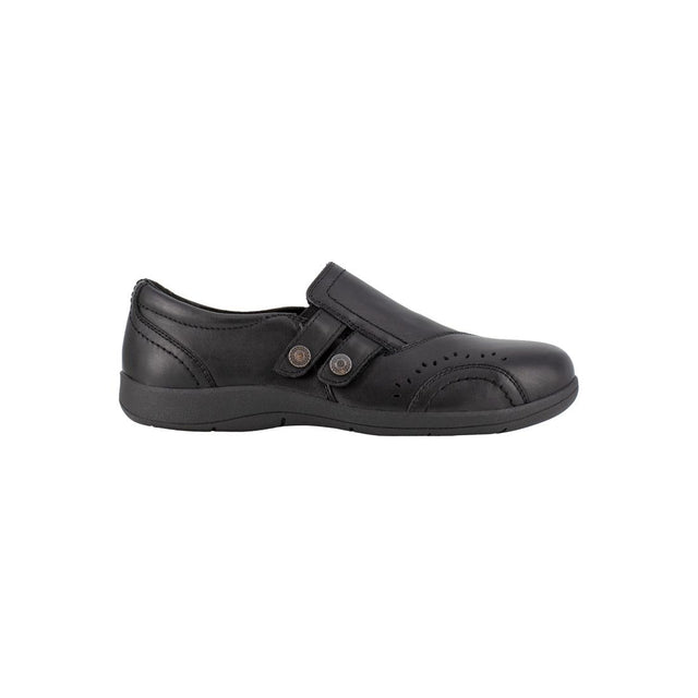 Rockport Works Women's Daisy Work Alloy-Toe Slip On Work Shoe Black RK761 Hero Image