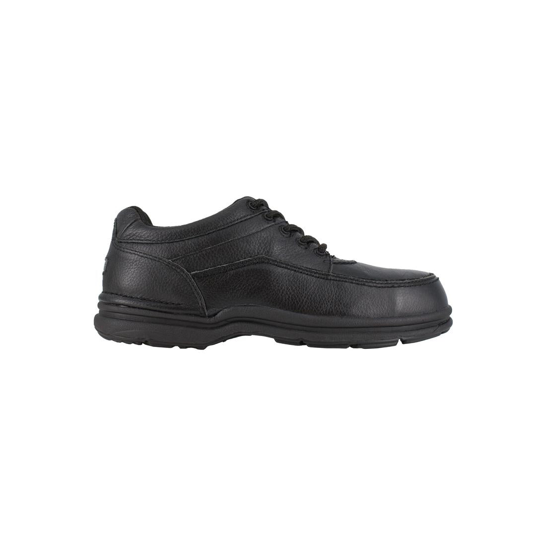 Rockport Works World Tour Steel-Toe Casual Oxford Work Shoe Black RK6761 Hero Image