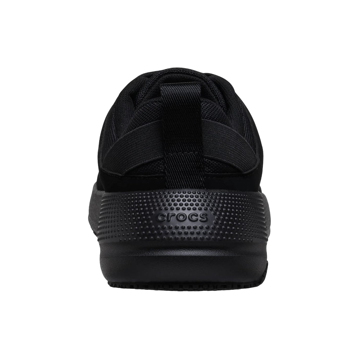 Crocs On The Clock Slip Resistant Sneaker Black back