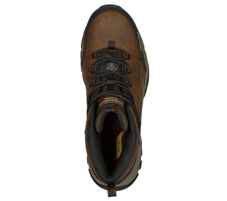 Skechers Work-Men's Arch Fit Tarver Composite Toe Waterproof Work Boot Brown-Steel Toes-5