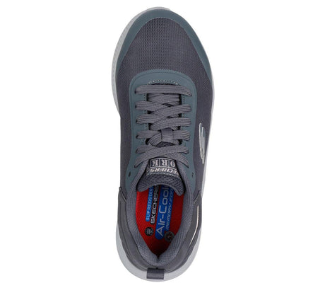 Skechers Work Cabix Nia Composite-Toe Shoe CHARCOAL / PINK 108228/CCPK Heel Image