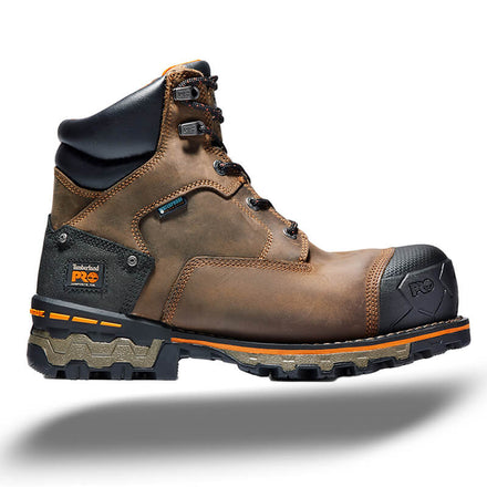 Timberland Pro Boot: Brown Timberland Pro boot with reinforced toe