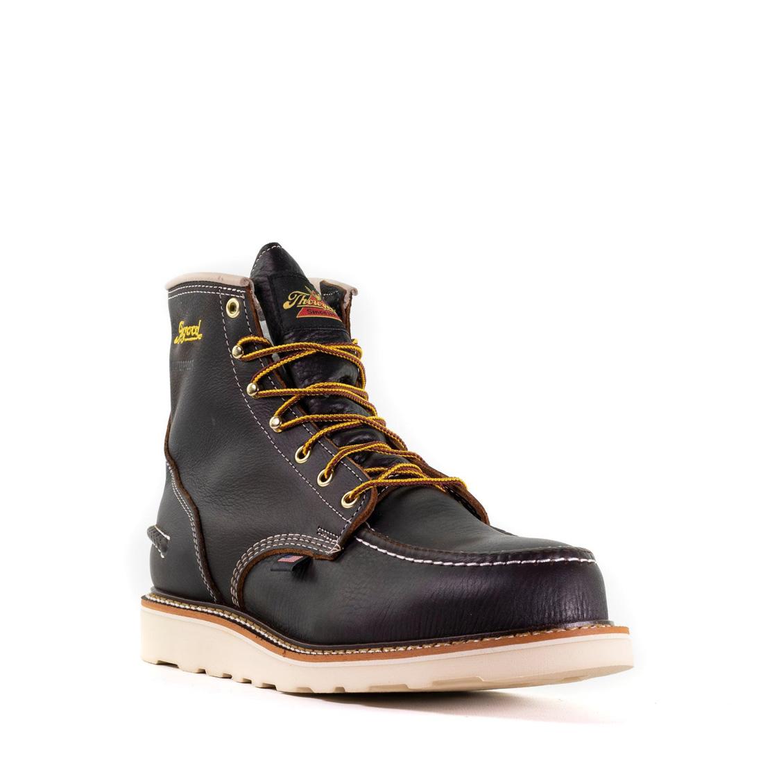 Thorogood 1957 Series 6" Waterproof Moc Steel-Toe Boot with Maxwear Wedge Briar Pitstop 804-3600 Image 6