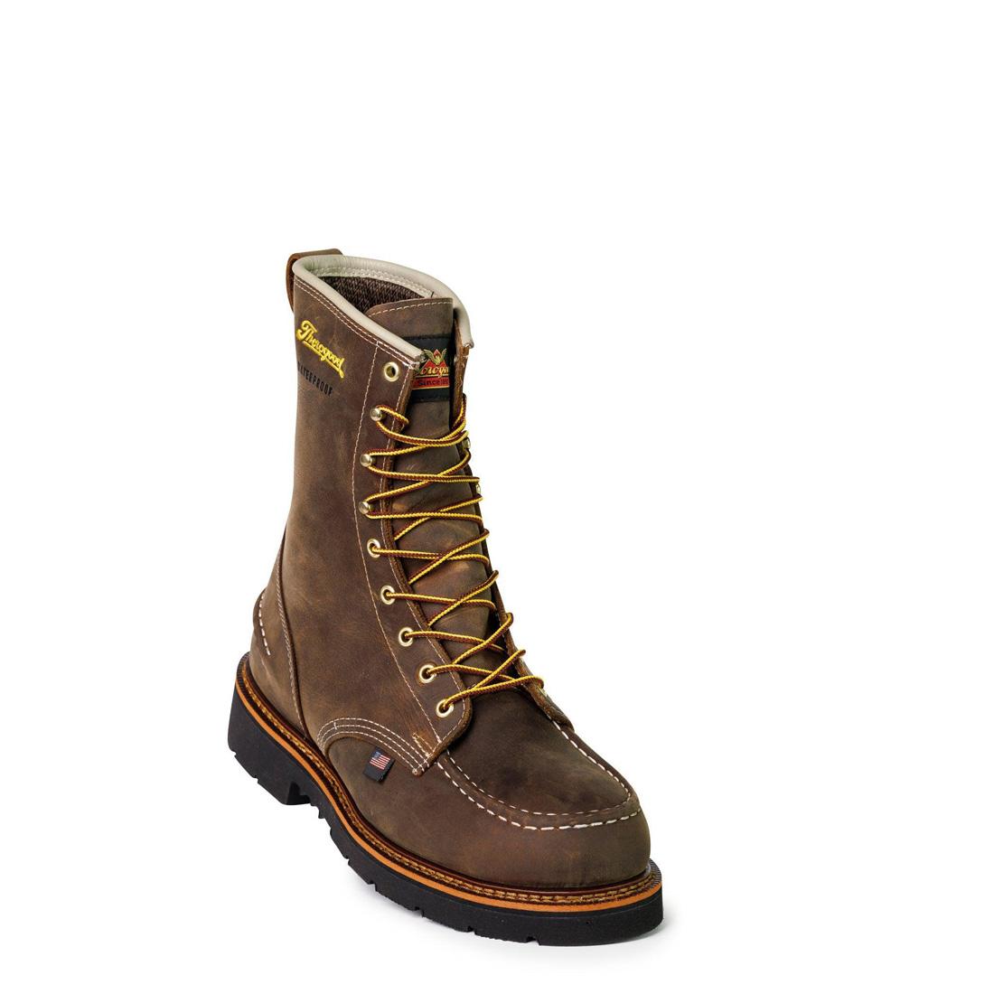 Thorogood 1957 Series 8" Waterproof Moc Toe Boot with Maxwear 90 Crazy Horse 814-3890 Image 5