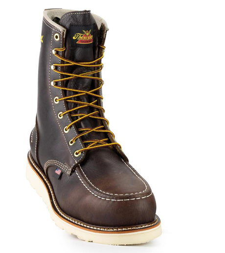 Thorogood 1957 Series 8" Waterproof Moc Toe Boot with Maxwear Wedge Briar Pitstop 814-3800 Image 6