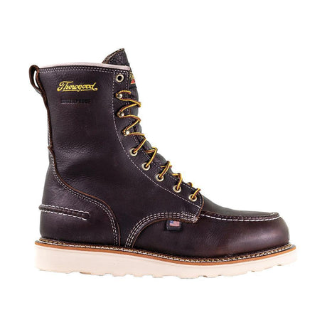 Thorogood 1957 Series 8" Waterproof Moc Toe Boot with Maxwear Wedge Briar Pitstop 814-3800 Hero