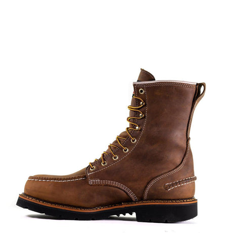 Thorogood 1957 Series 8" Waterproof Steel-Toe Moc Toe Boot with Maxwear 90 Crazy Horse 804-3898 Image 4