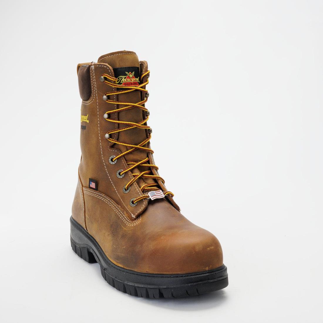 Thorogood Genesis Series 8" Nano Toe Insulated Waterproof Boot Chestnut 804-4259 Image 5