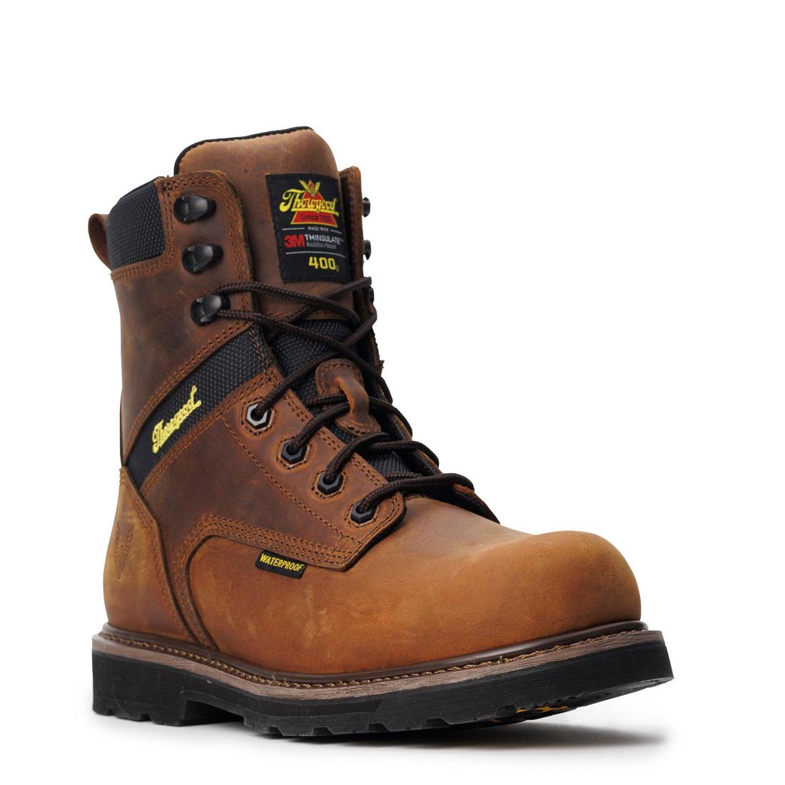 Thorogood Jobsite Series 8" Composite Toe Insulated Waterproof Boot Crazy Horse 804-4244 Image 4