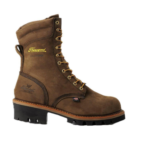 Thorogood Logger Series 9" Waterproof Boot Stud Horse 814-3555 Hero