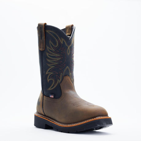 Thorogood Square Toe WGTN 11" Waterproof Boot Crazy Horse Black 814-4330 Image 4