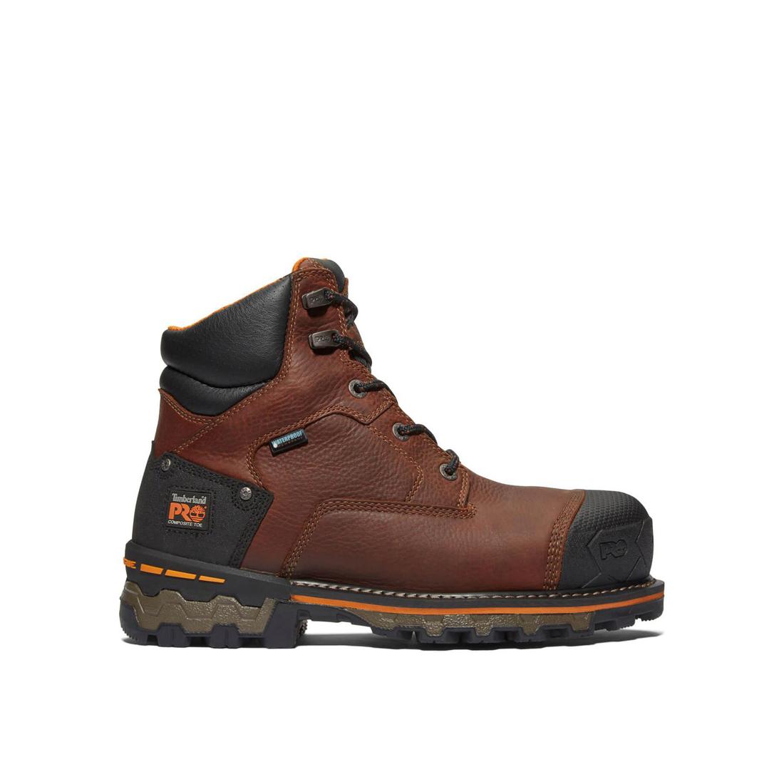 Timberland Pro-6 In Boondock Composite-Toe Waterproof Ins 400G Brown-Steel Toes-1