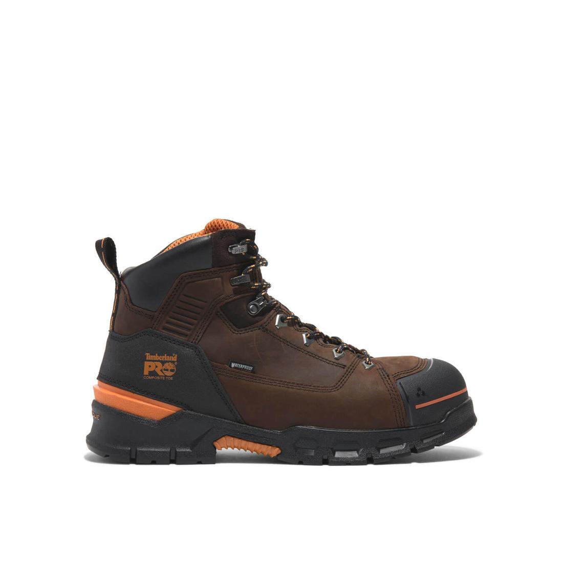 Timberland Pro-6 In Endurance Ev Composite-Toe Waterproof Csa Brown: Walnut Orange-Steel Toes-1