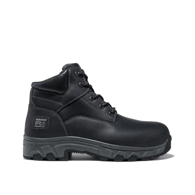 Timberland Pro-6 In Workstead Nt Sd35 Black-Steel Toes-1