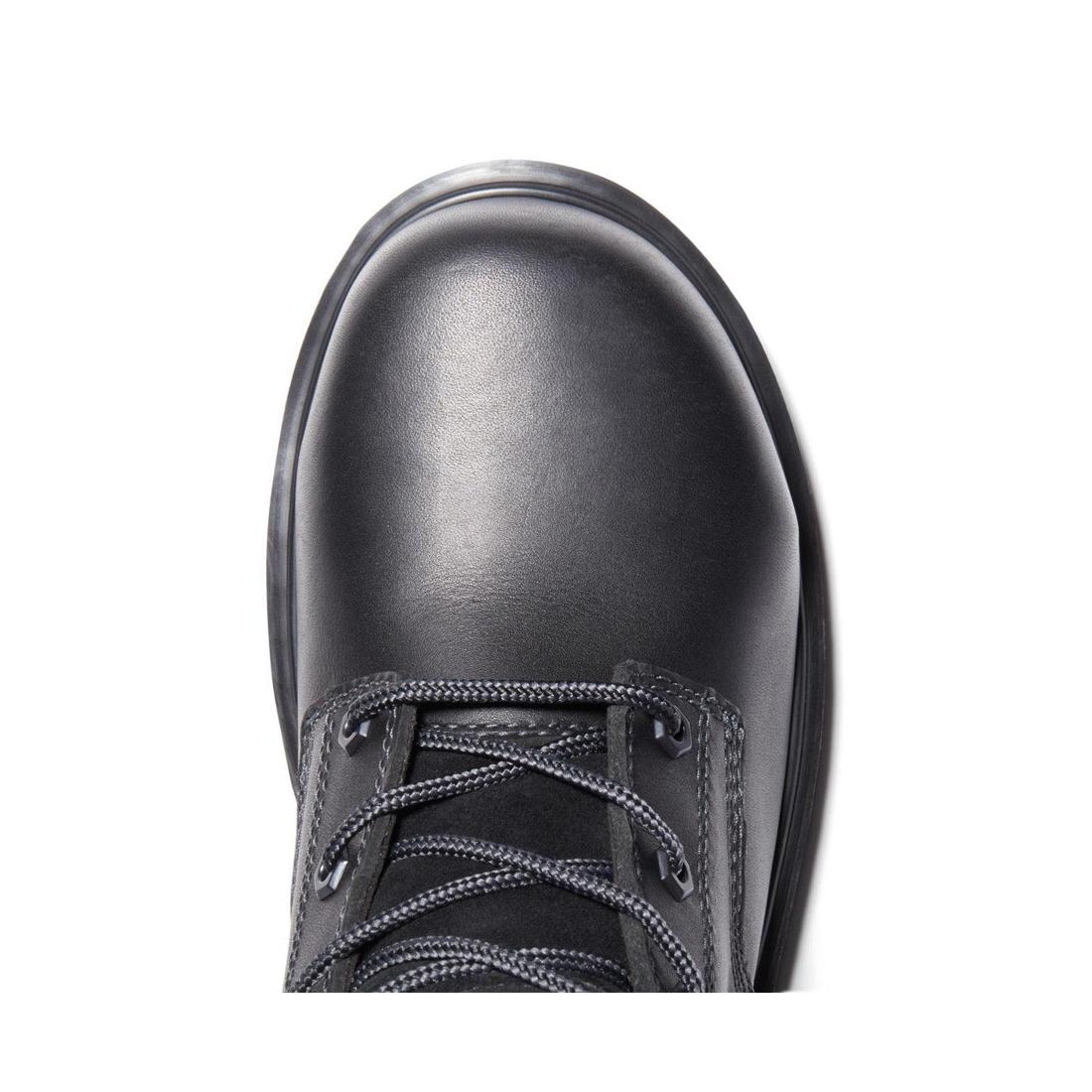 Timberland Pro Ballast 6 Inch Composite-Toe Work Boot Black Front-upper View